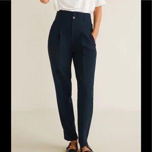 Mango high waist structured trousers!